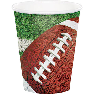 Football Party Hot/Cold Paper Cups 9 Oz., 8 ct by Creative Converting