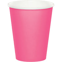 Bulk 240ct Candy Pink 9 oz Hot & Cold Cups 