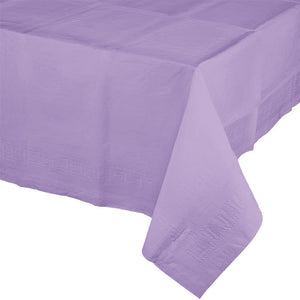 Bulk 6ct Luscious Lavender Paper Table Covers 54" x 108" 