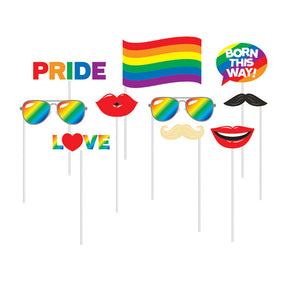 Pride Enhanced Photo Props, 10 ct by Creative Converting