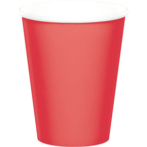 Coral Hot/Cold Paper Cups 9 Oz., 24 ct by Creative Converting