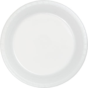 White Prem Plastic Dessert Plates, 20 ct by Creative Converting