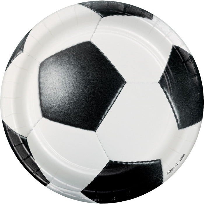 Soccer Dessert Plates, 8 ct by Creative Converting