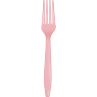 Bulk 600ct Classic Pink Bulk Plastic Forks 