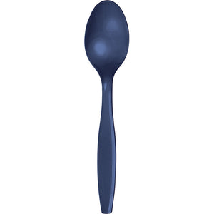 Bulk 600ct Navy Bulk Plastic Spoons 