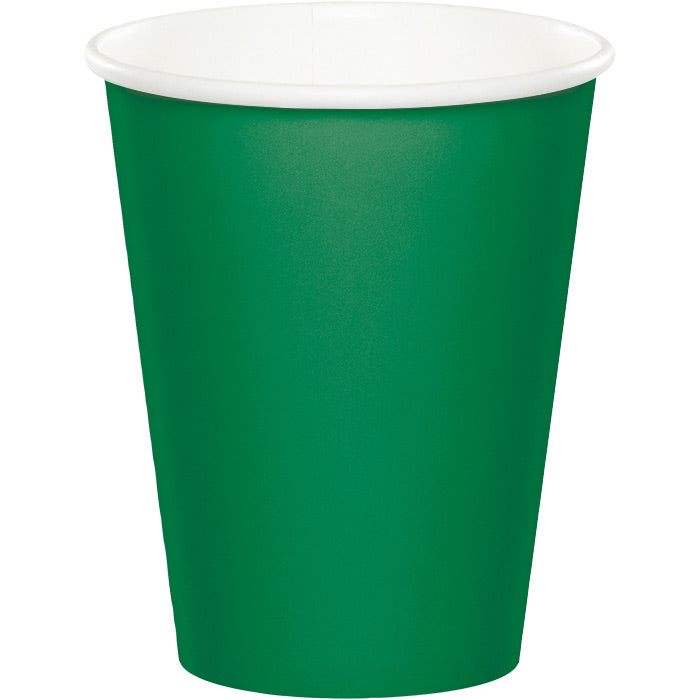 Bulk 240ct Emerald Green 9 oz Hot & Cold Cups 