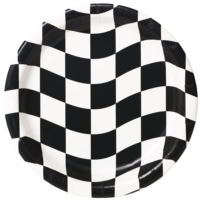Black And White Check Dessert Plates, 8 ct by Creative Converting