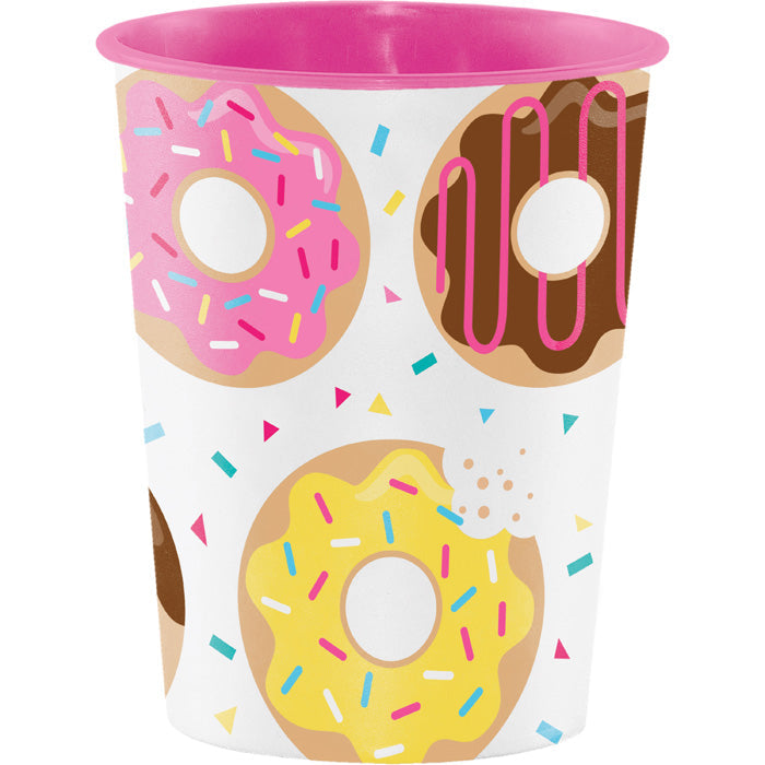 12ct Bulk Donut Time Birthday Party 16 oz Favor Cups