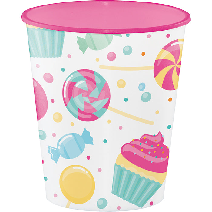 Candy Bouquet Plastic Cups, 12 Oz by Creative Converting