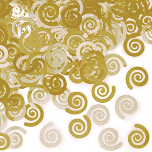 Mimosa Yellow Swirl Confetti, 0.5 oz by Creative Converting
