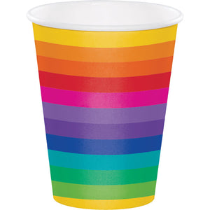 96ct Bulk Rainbow 9 oz Cups