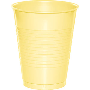 Mimosa Yellow Plastic Cups, 20 ct by Creative Converting