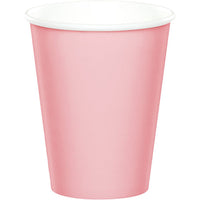 Bulk 240ct Classic Pink 9 oz Hot & Cold Cups 