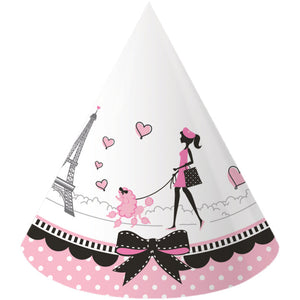 Party In Paris Party Hats, 8 ct by Creative Converting