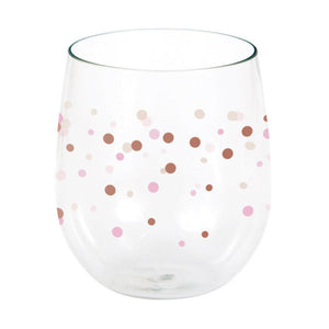 Rose' All Day 14 Oz Stemless Wine Glass by Creative Converting
