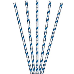 Detroit Lions Paper Straws, 24 ct by Creative Converting