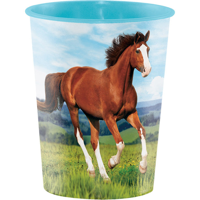 12ct Bulk Wild Horse 16 oz Plastic Cups