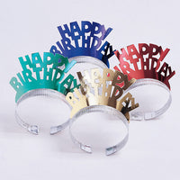 48ct Bulk Foil Birthday Tiaras