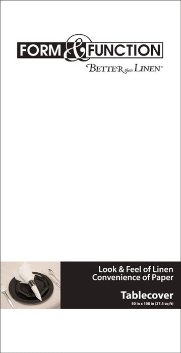 Bulk 12ct White Better than Linen Table Covers 