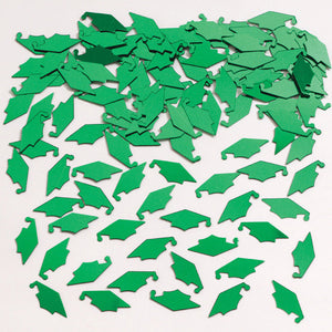Emerald Green Mortarboard Graduation Confetti, 0.5 oz by Creative Converting