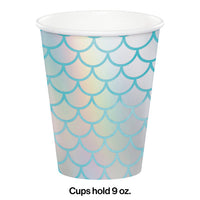 96ct Bulk Iridescent Mermaid Cups