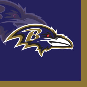192ct Bulk Baltimore Ravens Beverage Napkins