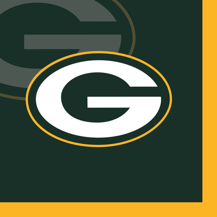 192ct Bulk Green Bay Packers Beverage Napkins