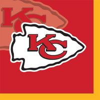 192ct Bulk Kansas City Chiefs Beverage Napkins
