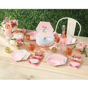 96ct Bulk Rose All Day Paper Banquet Plates