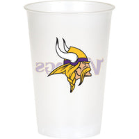 96ct Bulk Minnesota Vikings 20 oz Plastic Cups
