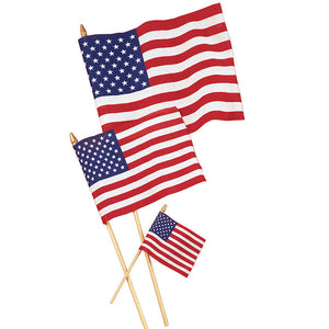 36ct Bulk Medium Cloth American Flags