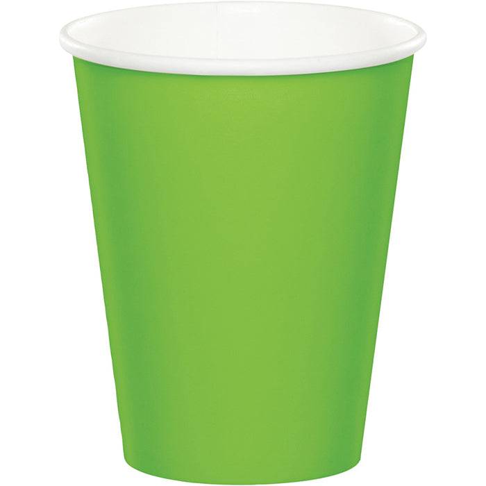 Bulk 96ct Fresh Lime Green Value Friendly 9 oz Hot & Cold Cups 