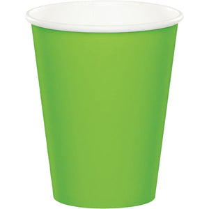 Bulk 96ct Fresh Lime Green Value Friendly 9 oz Hot & Cold Cups 