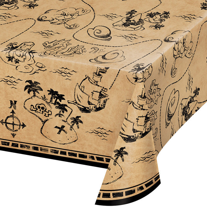 6ct Bulk Treasure Island Pirate Plastic Table Covers by Creative Converting