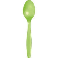 Bulk 288ct Fresh Lime Green Plastic Spoons 