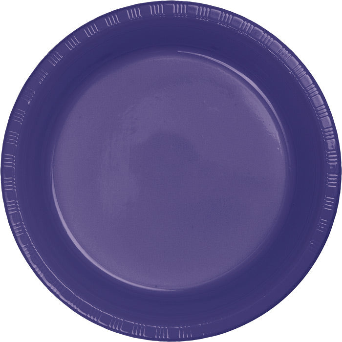Bulk 240ct Purple 6.75 inch Plastic Dessert Plates 