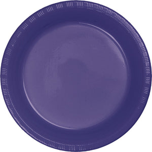 Purple Plastic Dessert Plates, 20 ct by Creative Converting