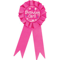 12ct Bulk Birthday Girl Award Ribbons