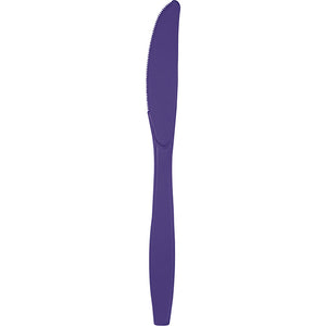 Purple Plastic Knives, 24 ct by Creative Converting