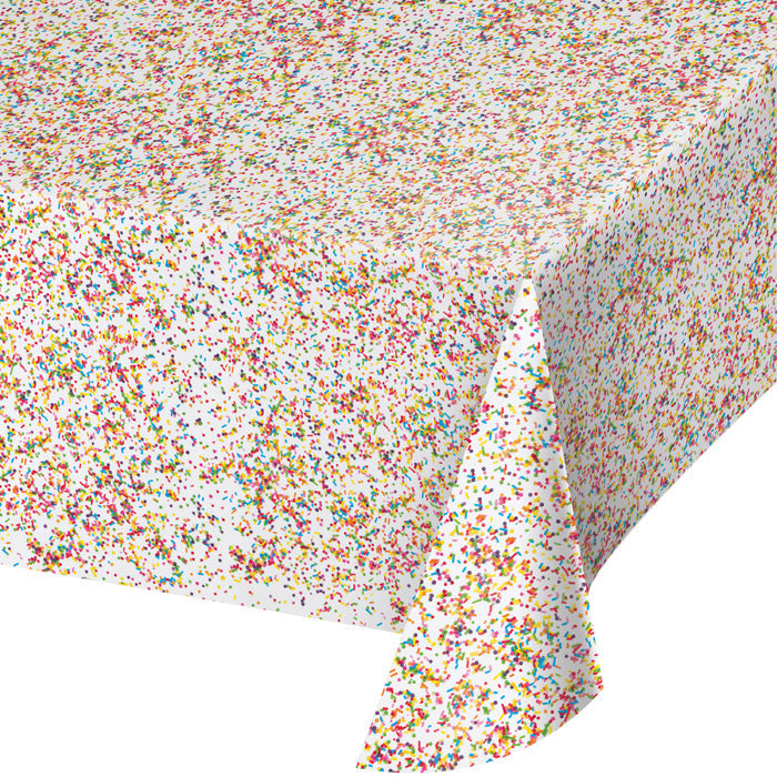 6ct Bulk Confetti Sprinkles Plastic Table Covers