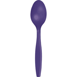 Bulk 600ct Purple Bulk Plastic Spoons 