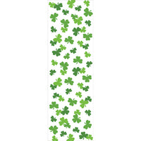 12ct Bulk Shamrock Plastic Table Covers