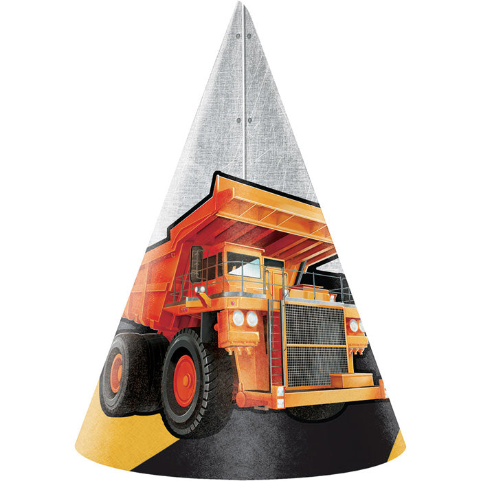 48ct Bulk Big Dig Construction Party Hats