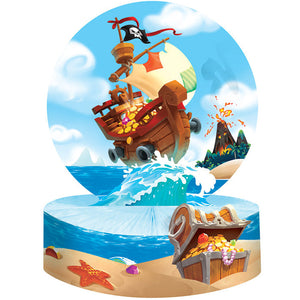6ct Bulk Treasure Island Pirate Centerpieces