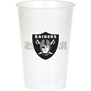 Las Vegas Raiders Plastic Cup, 20Oz, 8 ct by Creative Converting