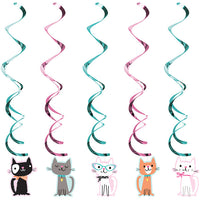30ct Bulk Purr-fect Cat Party Dizzy Danglers