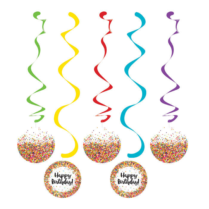 30ct Bulk Confetti Sprinkles Dizzy Danglers