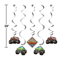 30ct Bulk Monster Truck Dizzy Danglers