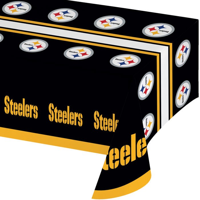 12ct Bulk Pittsburgh Steelers Table Covers