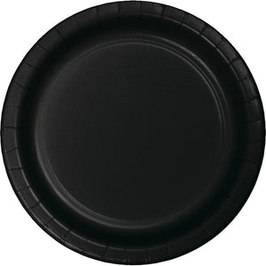 Bulk 96ct Black Velvet Value Friendly Dessert Plates 